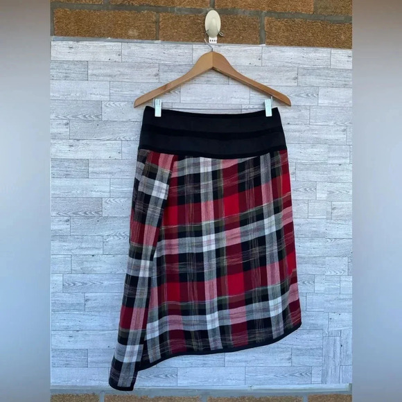 Public School Plaid Asymmetric Tartan preppy aesthetic skirt 6 - Picture 8 of 14